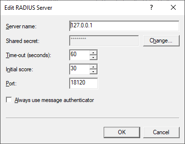 NPS RADIUS Event ID 6274